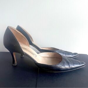 Manolo Blahnik D’Orsay pumps black size 38 ( 7.5 )